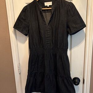 Dear John Black Midi Dress